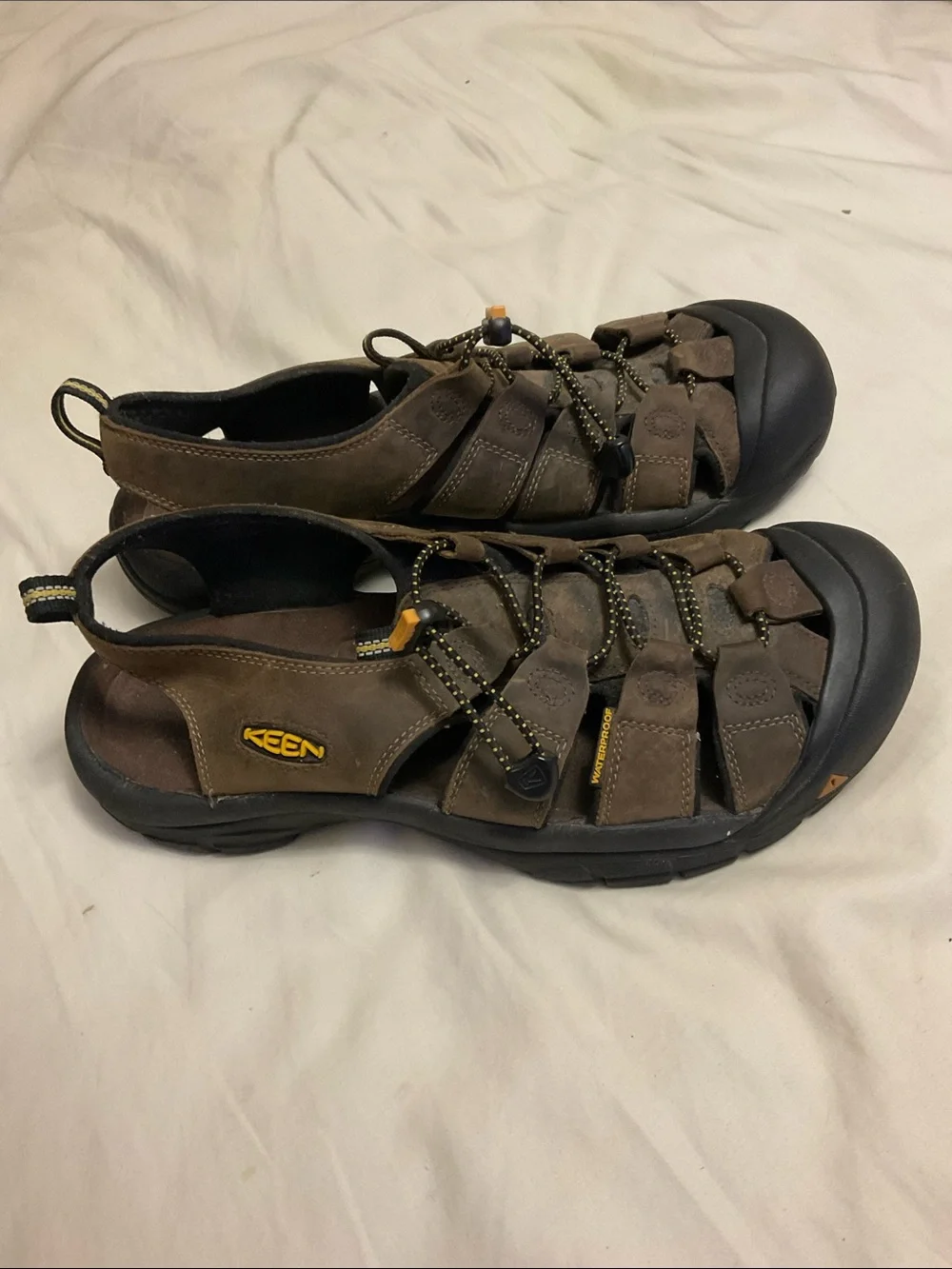 Keen Newport Brown Men's Closed-Toe Outdoor Sandals 12